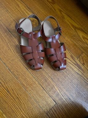 Old Navy Brown Woven Fisherman Sandals